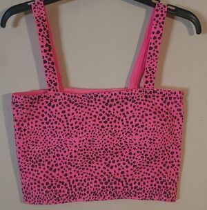 No Boundaries Pink Ribbed Top